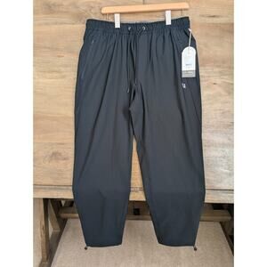 Vuori Train Tech Pants Mens Large Black Stretch Performance Running Training NWT